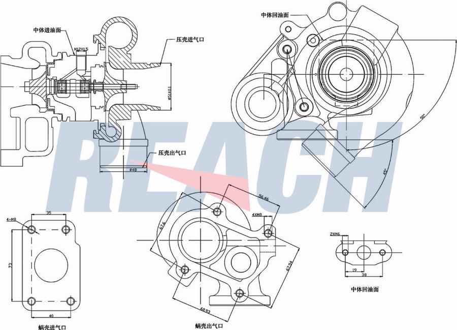 REACH 1.TI.12084 - Turbocompresseur, suralimentation cwaw.fr