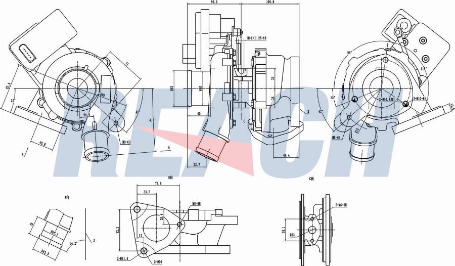 REACH 1.TI.12169 - Turbocompresseur, suralimentation cwaw.fr