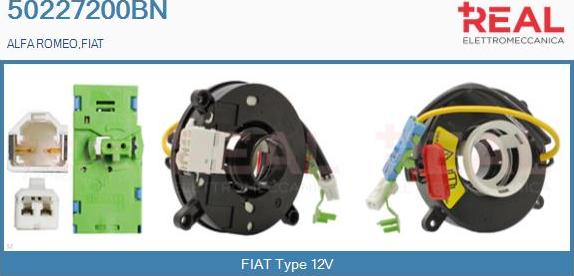 REAL 50227200BN - Ressort tournant, Airbag cwaw.fr