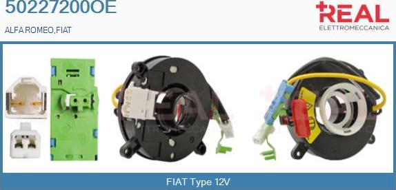 REAL 50227200OE - Ressort tournant, Airbag cwaw.fr