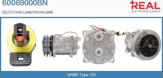 REAL 60069000BN - Compresseur, climatisation cwaw.fr