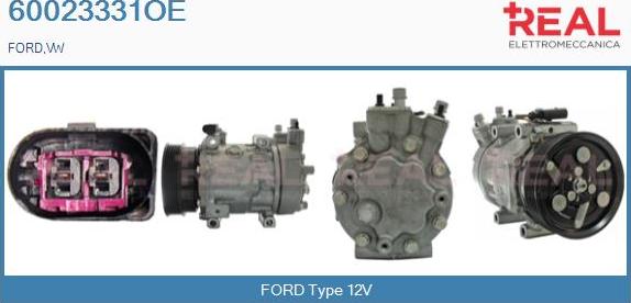 REAL 60023331OE - Compresseur, climatisation cwaw.fr