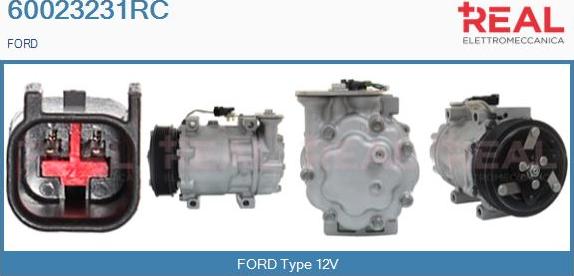 REAL 60023231RC - Compresseur, climatisation cwaw.fr