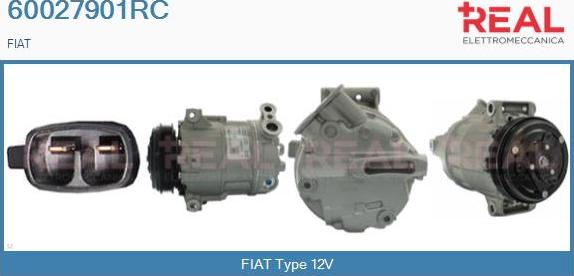 REAL 60027901RC - Compresseur, climatisation cwaw.fr
