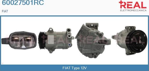 REAL 60027501RC - Compresseur, climatisation cwaw.fr