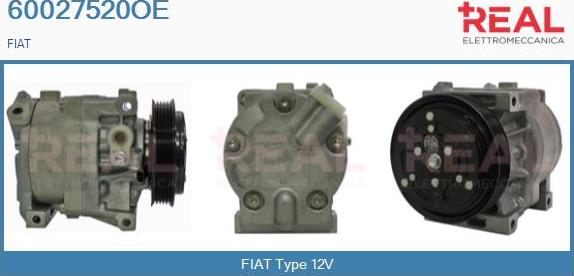 REAL 60027520OE - Compresseur, climatisation cwaw.fr