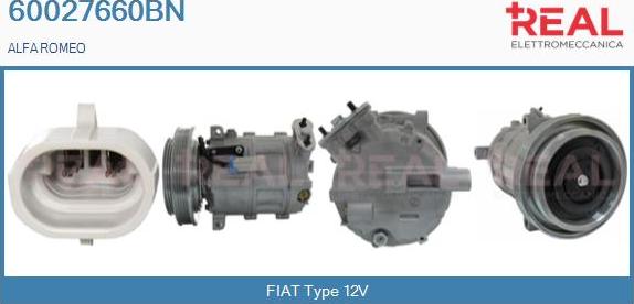 REAL 60027660BN - Compresseur, climatisation cwaw.fr