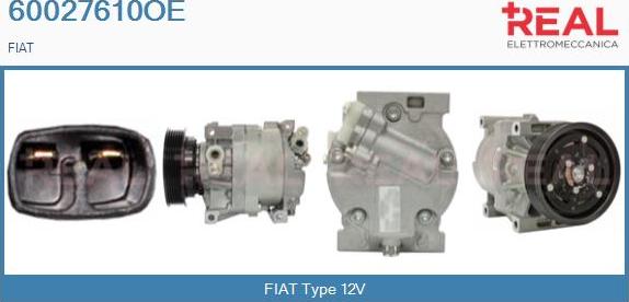REAL 60027610OE - Compresseur, climatisation cwaw.fr