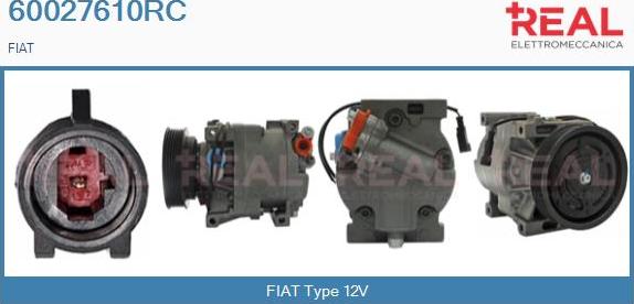 REAL 60027610RC - Compresseur, climatisation cwaw.fr