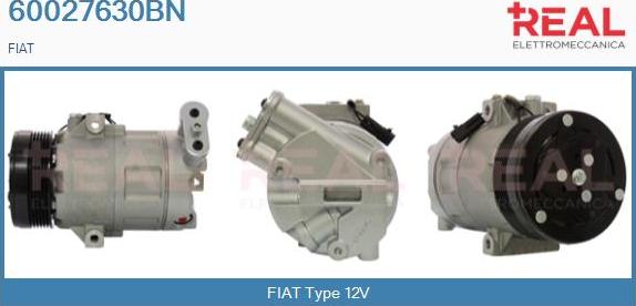 REAL 60027630BN - Compresseur, climatisation cwaw.fr