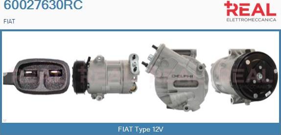 REAL 60027630RC - Compresseur, climatisation cwaw.fr