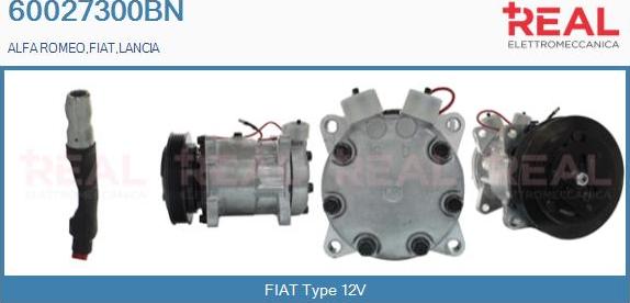REAL 60027300BN - Compresseur, climatisation cwaw.fr