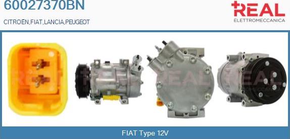 REAL 60027370BN - Compresseur, climatisation cwaw.fr