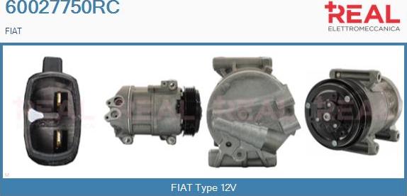REAL 60027750RC - Compresseur, climatisation cwaw.fr