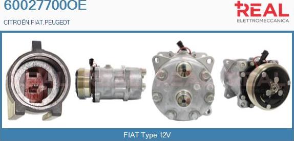 REAL 60027700OE - Compresseur, climatisation cwaw.fr