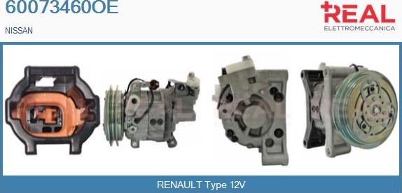 REAL 60073460OE - Compresseur, climatisation cwaw.fr