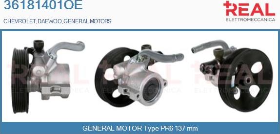 REAL 36181401OE - Pompe hydraulique, direction cwaw.fr