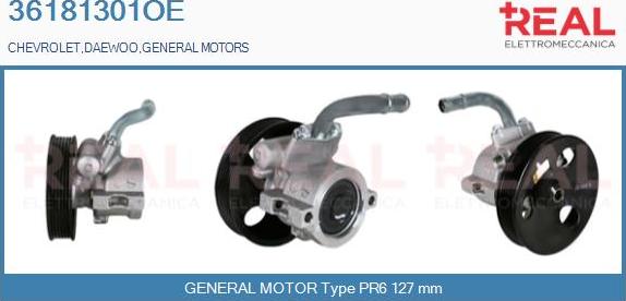 REAL 36181301OE - Pompe hydraulique, direction cwaw.fr