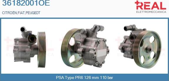 REAL 36182001OE - Pompe hydraulique, direction cwaw.fr