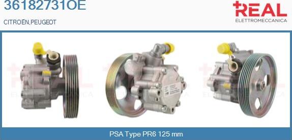 REAL 36182731OE - Pompe hydraulique, direction cwaw.fr