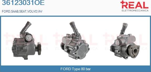 REAL 36123031OE - Pompe hydraulique, direction cwaw.fr