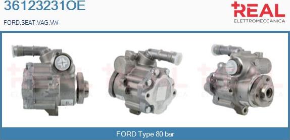 REAL 36123231OE - Pompe hydraulique, direction cwaw.fr