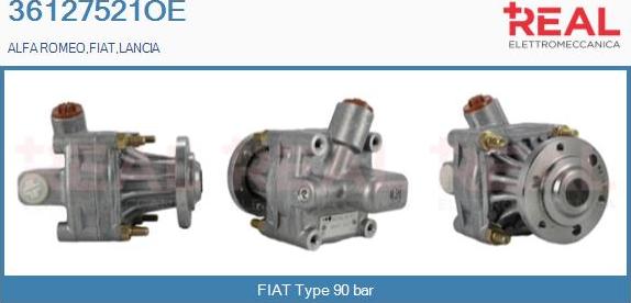 REAL 36127521OE - Pompe hydraulique, direction cwaw.fr