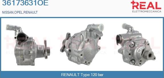 REAL 36173631OE - Pompe hydraulique, direction cwaw.fr