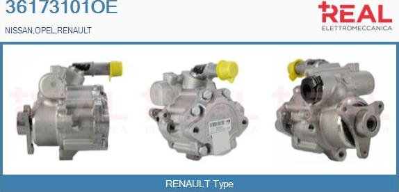 REAL 36173101OE - Pompe hydraulique, direction cwaw.fr