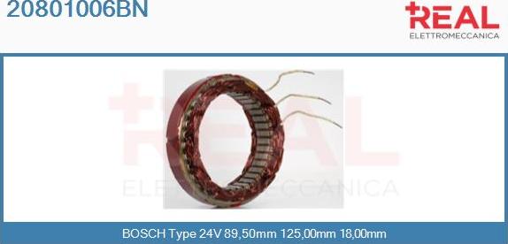 REAL 20801006BN - Stator, alternateur cwaw.fr