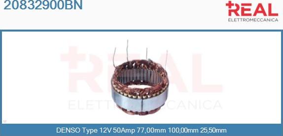 REAL 20832900BN - Stator, alternateur cwaw.fr