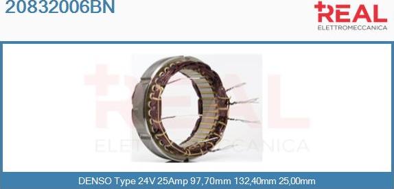 REAL 20832006BN - Stator, alternateur cwaw.fr