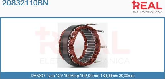 REAL 20832110BN - Stator, alternateur cwaw.fr