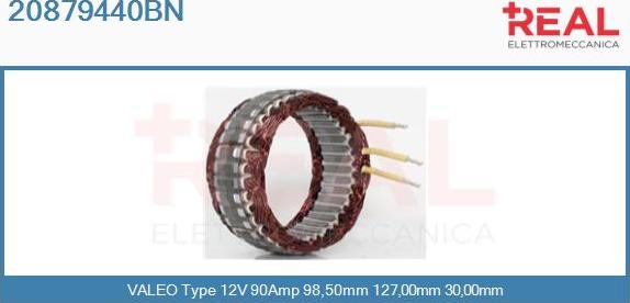 REAL 20879440BN - Stator, alternateur cwaw.fr