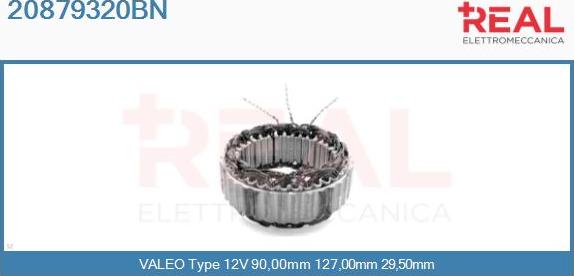 REAL 20879320BN - Stator, alternateur cwaw.fr