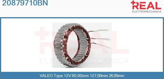 REAL 20879710BN - Stator, alternateur cwaw.fr