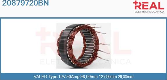 REAL 20879720BN - Stator, alternateur cwaw.fr