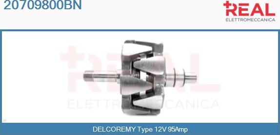 REAL 20709800BN - Rotor, alternateur cwaw.fr