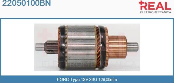 REAL 22050100BN - Induit, démarreur cwaw.fr