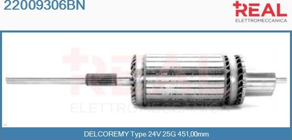 REAL 22009306BN - Induit, démarreur cwaw.fr