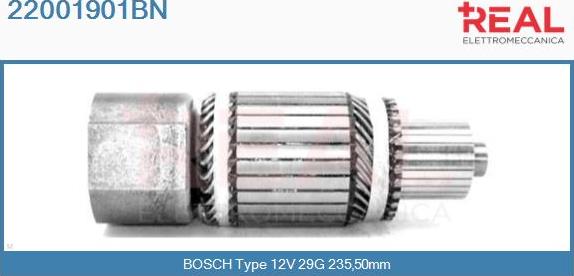 REAL 22001901BN - Induit, démarreur cwaw.fr