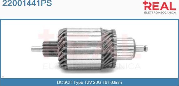 REAL 22001441PS - Induit, démarreur cwaw.fr