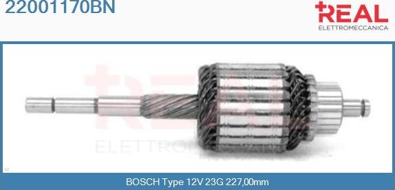 REAL 22001170BN - Induit, démarreur cwaw.fr