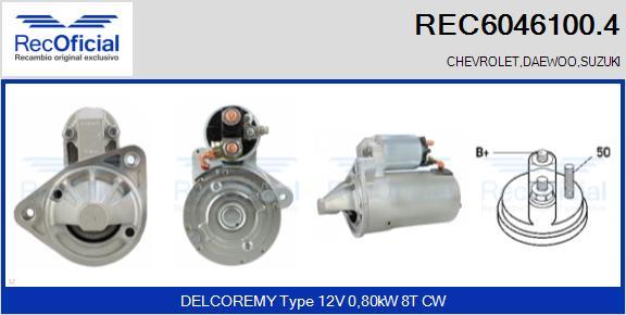 RECOFICIAL REC6046100.4 - Démarreur cwaw.fr