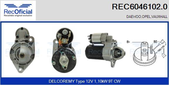 RECOFICIAL REC6046102.0 - Démarreur cwaw.fr