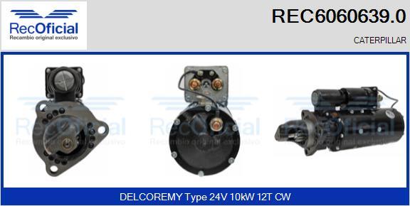 RECOFICIAL REC6060639.0 - Démarreur cwaw.fr