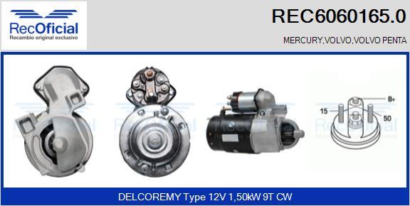 RECOFICIAL REC6060165.0 - Démarreur cwaw.fr