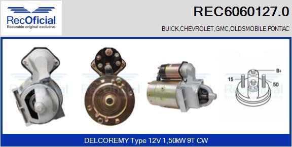 RECOFICIAL REC6060127.0 - Démarreur cwaw.fr