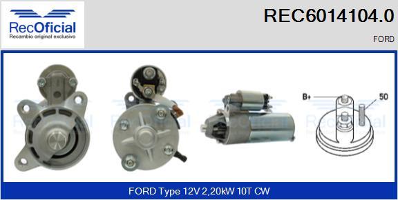 RECOFICIAL REC6014104.0 - Démarreur cwaw.fr