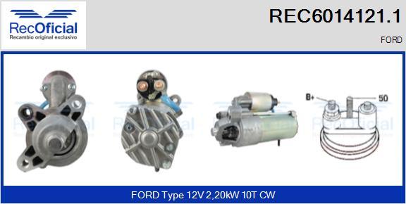 RECOFICIAL REC6014121.1 - Démarreur cwaw.fr